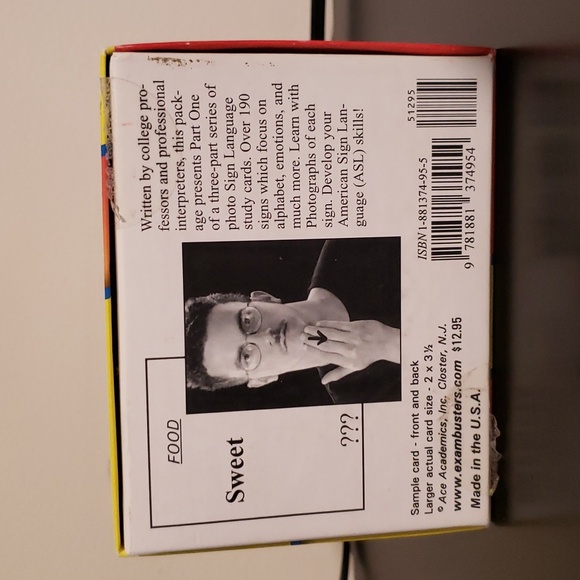 Sign language study cards - Picture 2 of 2